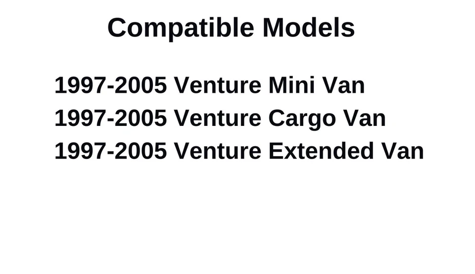 Compatível com 1997-2005 Chevrolet Venture passageiro lateral direito porta da frente janela vidro - Imagem 3 de 4