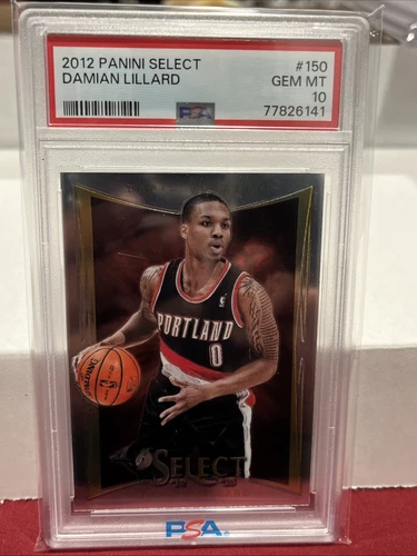2012-2013 Panini Select Damian Lillard Rookie #150 PSA 10