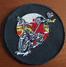 Patch écusson girl fille chopper moto thermocollant