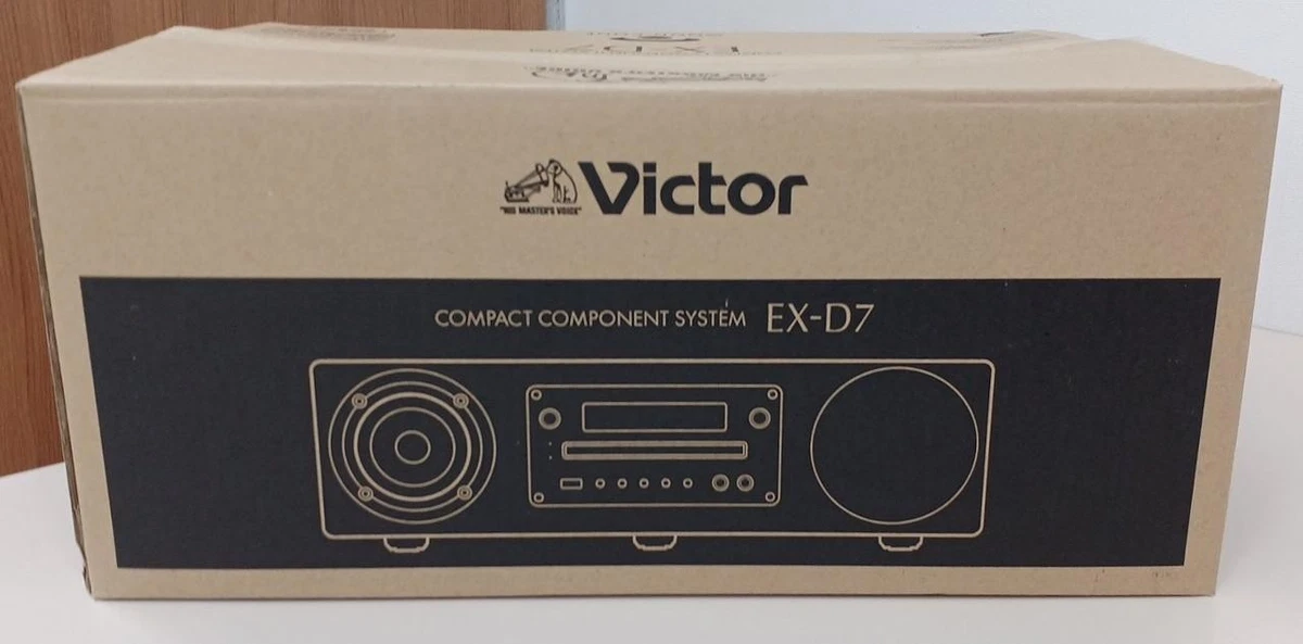 VICTOR EX-D7 Wood Cone All-In-One Audio System Works Unused Japan
