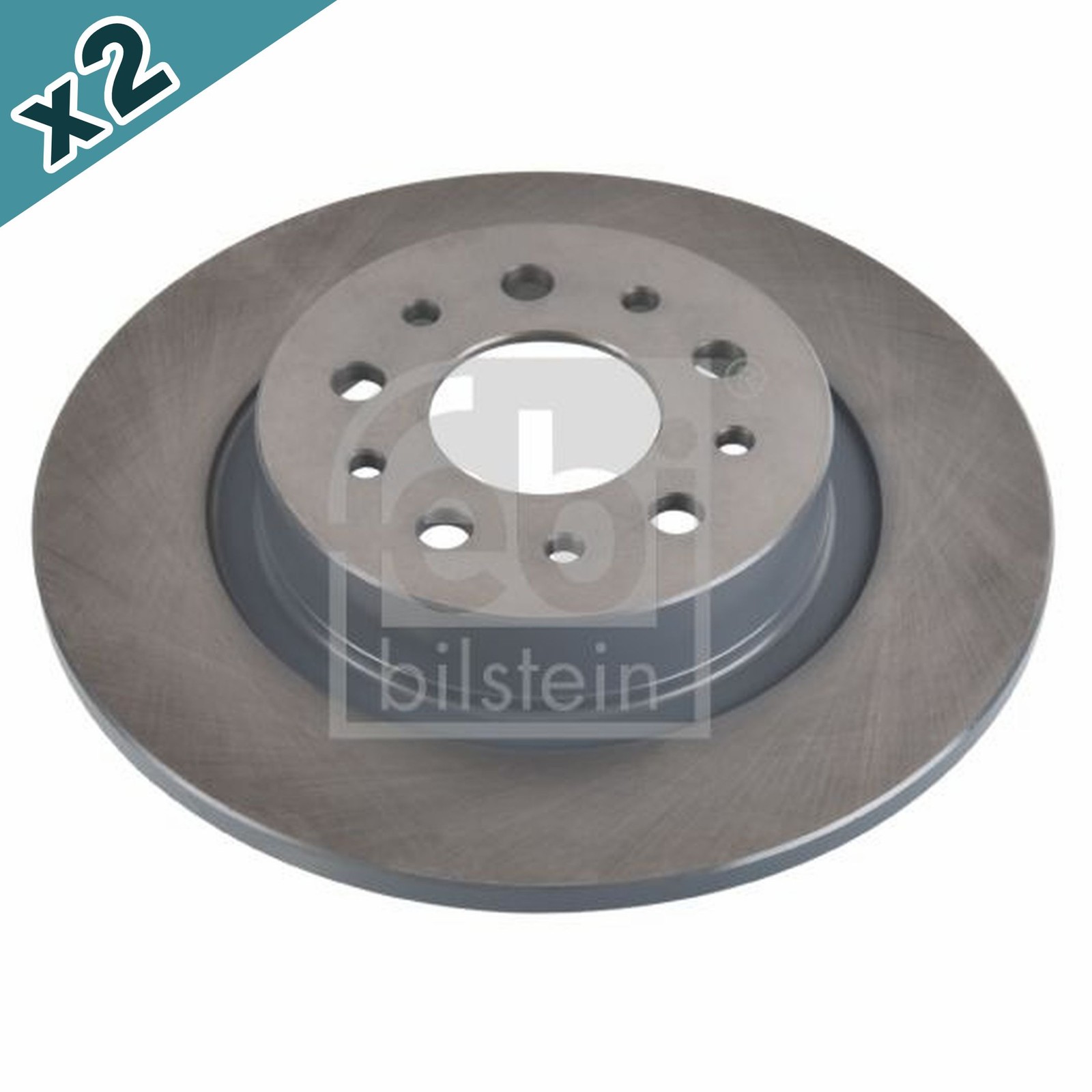 FEBI BILSTEIN 107714 Brake Disc Rear Coated 264mm Diameter Fits Fiat 500L Tipo