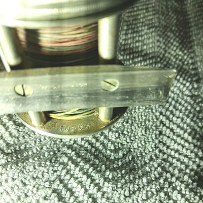 Vtg James Heddon's Sons 3 - 15 Dowagiac MI German Silver Reel Low