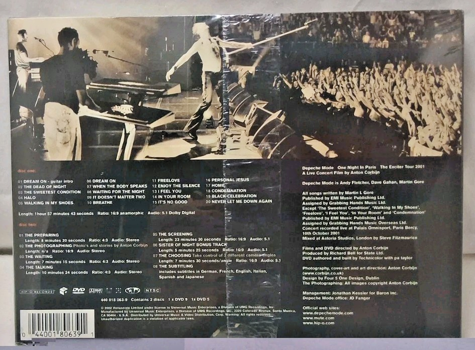 Depeche Mode - One Night In Paris: The Exciter Tour 2001 (DVD