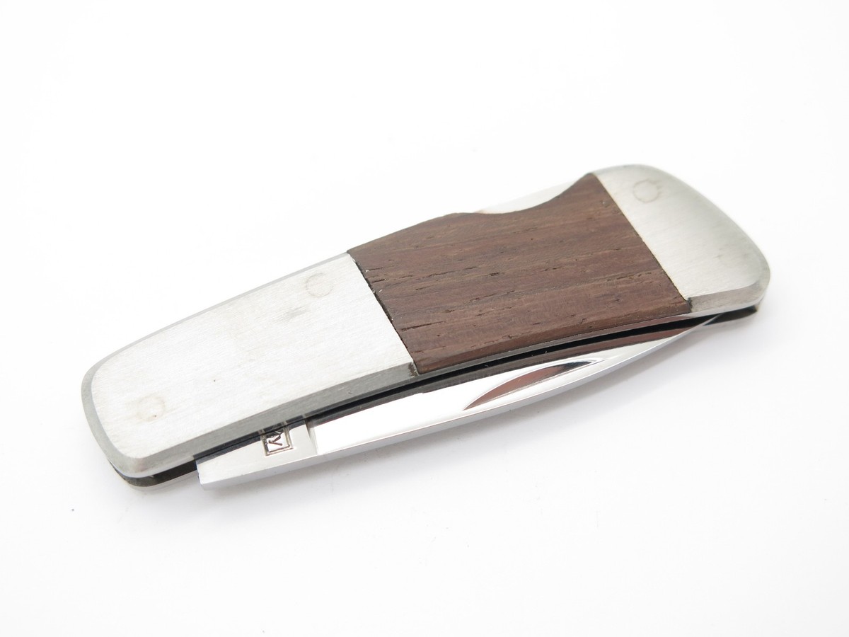 Vtg Kershaw Kai 5300 Seki Japan Gentleman Wood Folding Lockback