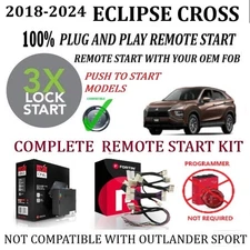 PLUG & PLAY REMOTE STARTER FOR 2018-2025 MITSUBISHI ECLIPSE CROSS PTS 3X LOCK