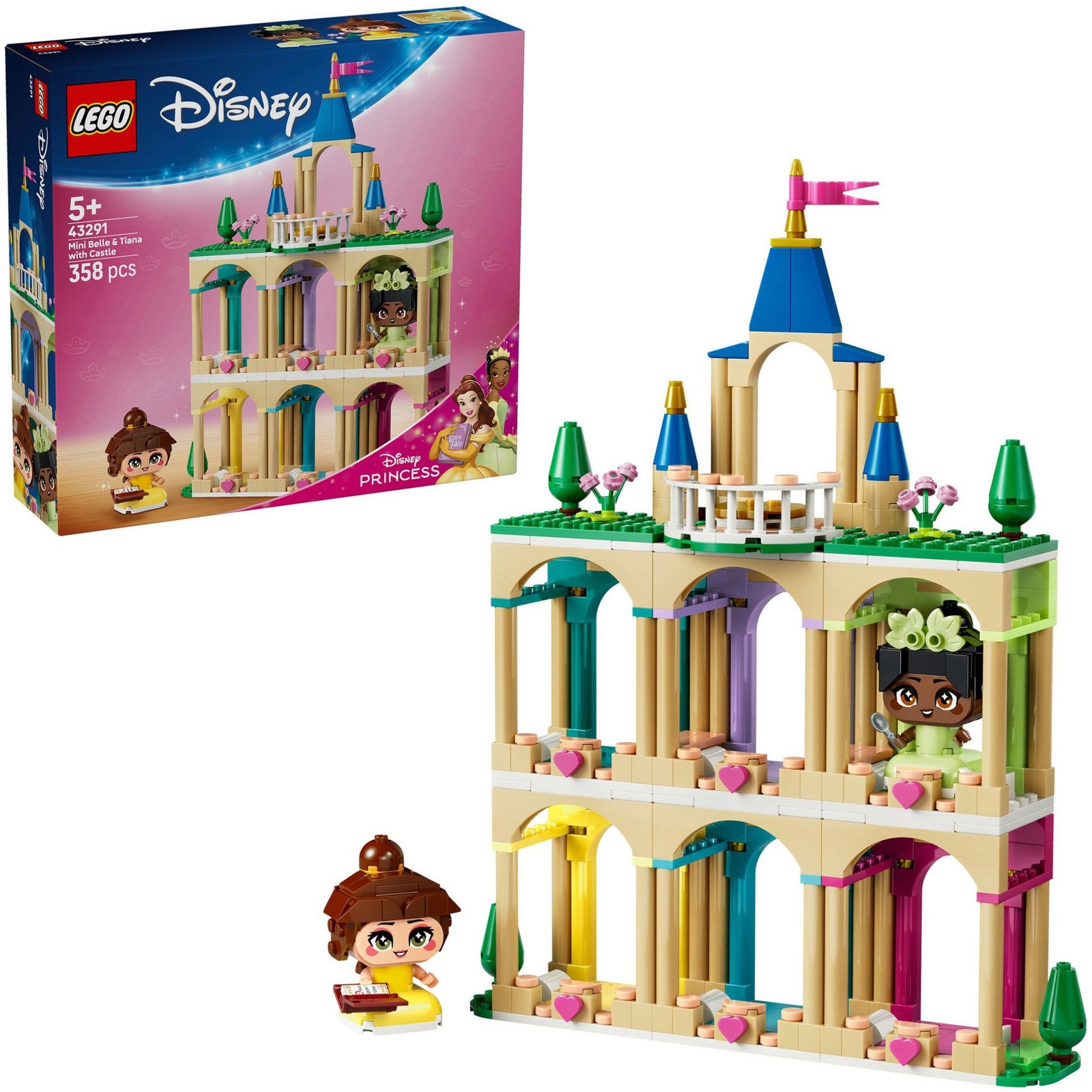 Lego Disney 43291 Lego® Disney Princess La Mini Principesse Belle E Tiana Con Il Suo Castello (43291) - Immagine 5