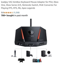 leadjoy VX2 AimBox Keyboard Mouse Adapter for PS4, Xbox One, Xbox Series X/S,