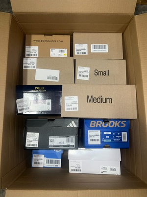 #ad Mixed Brand Sneaker Returns Top Brands Great Resale Value LOT Bulk Box 12 $130.00