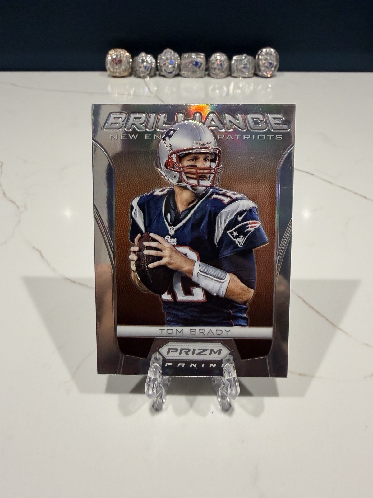 Tom Brady 2012 Panini Prizm Silver Parallel Brilliance Insert #5 *condition*