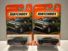 MATCHBOX RIVIAN RIT EV ELECTRIC PICKUP TRUCK  17/100 - LOT OF 2