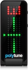 TC Electronic POLYTUNE CLIP Clip-On Tuner with Polyphonic, Strobe and Black