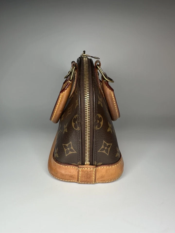 Louis Vuitton Alma Monogram Shoulder Bag BB Brown Canvas, photo 4 of 5