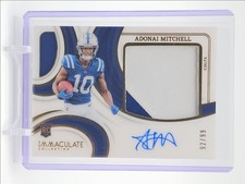 ADONAI MITCHELL 2024 IMMACULATE PREMIUM RPA ROOKIE COLTS RC AUTO /99 Q5033