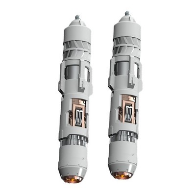 2X 3D Printing Fuel Tank Kit For Gundam MG 1/100 Sinanju Stein ver ka Model Kit