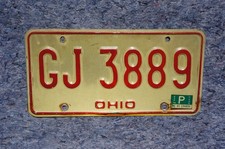 1979 OHIO License Plate