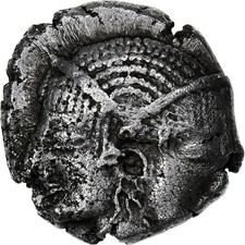 [#1275919] Mysia, Diobol, ca. 500-450 BC, Lampsakos, Silver, AU(50-53), SNG-Fran