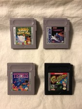 Nintendo Game Boy Lot Kirby Frogger Tetris Nemesis 