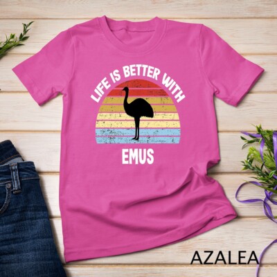Emu T-Shirt Life is Better With Emus Unisex T-shirt | eBay