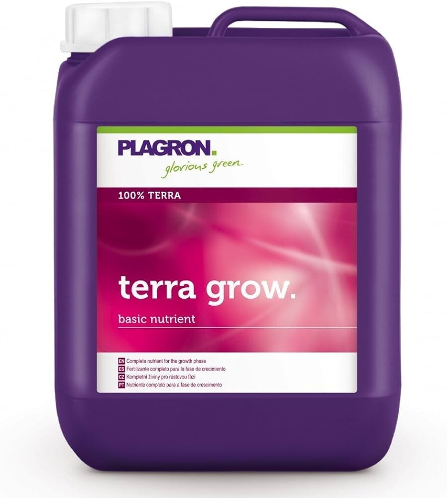 5L PLAGRON TERRA GROW SOIL NUTRIENT HYDROPONICS BASE FEED