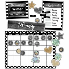 SCHOOLGIRL SIMPLY STYLISH CALENDAR BB SET - Educational - 100 Pieces  CD-110409