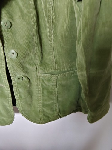 St. John’s Bay Women’s Size 1X stretch Green Corduroy Jacket - Picture 3 of 8