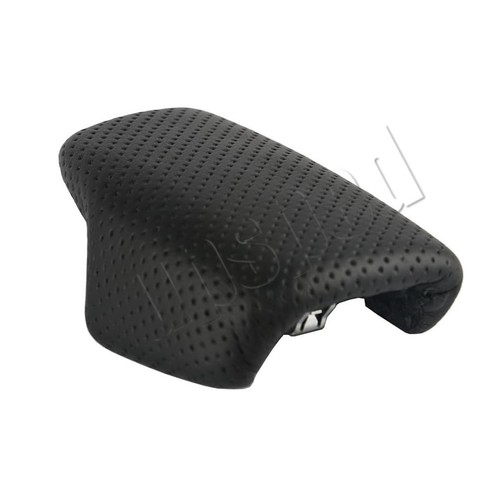 Black Leather Shift Knob Cover Replacement For Audi A4 S4 B9 Q5 S5 Q7 4M1713139F - Picture 8 of 8