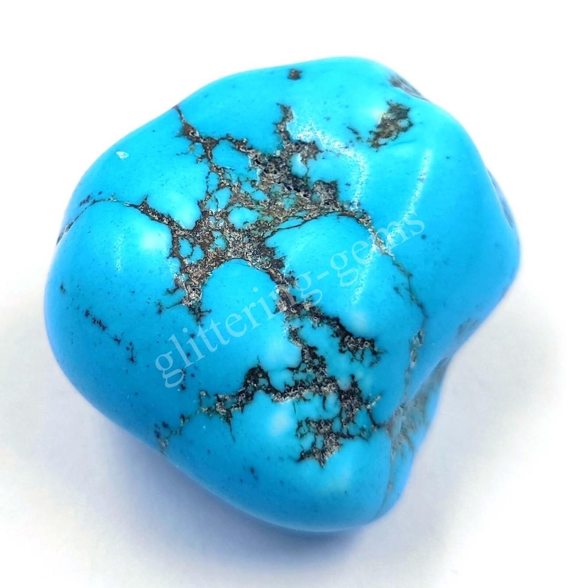 奇跡のメダイ☆Medaile☆Light Blue☆Large☆ 94.00 Ct Natural Blue Turquoise Tumble Rough Certified Loose