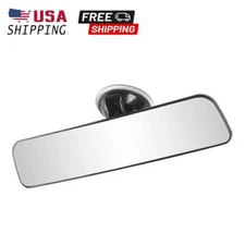 Universal Car Truck Interior Rear View Mirror Wide Suction Cup Mirror Adjustable