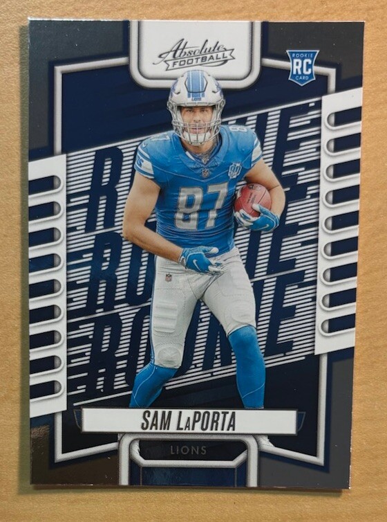Sam LaPorta 2023 Panini Absolute Rookie Card #115, NM-MT