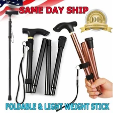 Cane Walking Stick Adjustable Folding walking Aluminum Collapsible Travel Hiking