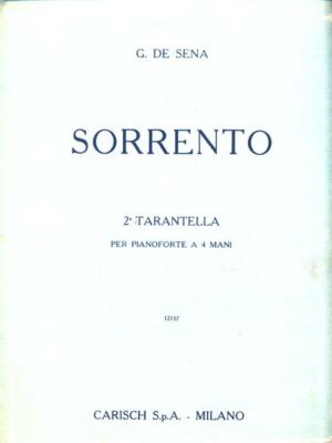 SORRENTO. 2A TARANTELLA FÜR 4-HÄNDIGES KLAVIER VON SENA G. CARISCH 1975 \