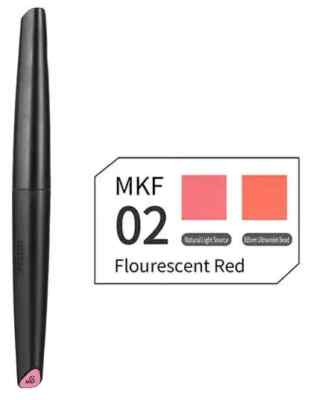 Fluorescent Red Soft Tip Acrylic Paint Marker Dspiae MK04