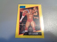WCW WORLD CHAMPIONSHIP WRESTLING 1991 TRADING CARD # 19 LEX LUGER