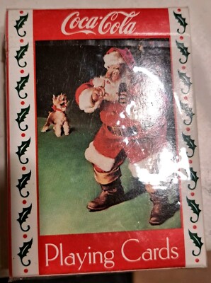 1 KARTENSPIEL COCA COLA WEIHNACHTSMANN Neu, unbenutzt, UNTER FILM