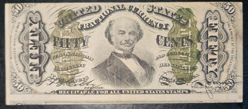 1863 United States Fractional Currency 50 Cents note Fifty Cents - Picture 5 of 6