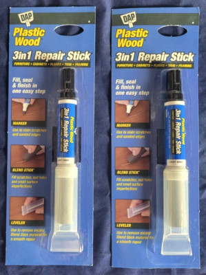 DAP Light Gray Plastic Wood 3-In-1 Repair Stick 2 Pack