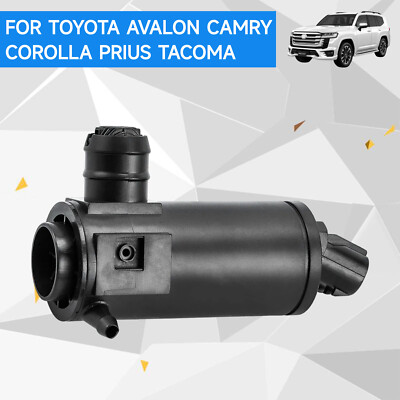 Universal Windshield Washer Pump Windshield Washer Fluid Pump For Geo Prizm, Toyota Avalon, Camry – Replacement Part #11-611 / C600 (Stoltz) 2018 Toyota Camry Front Windshield - Foto 2