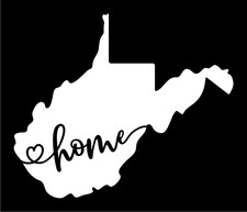 West Virginia State is my Home Vinyl Decal Car Truck Window Tablet Motorhome