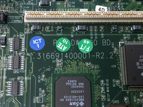 Placa madre SUN 375-0009, 375000902, 316691400001-R2.2, 4116914000 = PASE DE PRUEBA - Imagen 16 de 22