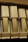 lot of 5 ribbons for Dymo ivory