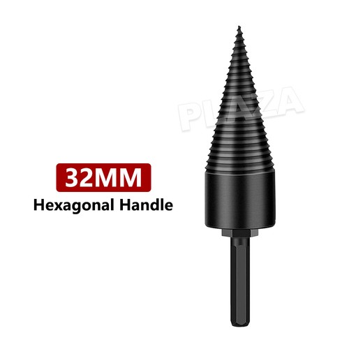 Twist Firewood Drill Bits Wood Splitter Steel Splitting Cone Driver High Speed - Picture 10 of 12