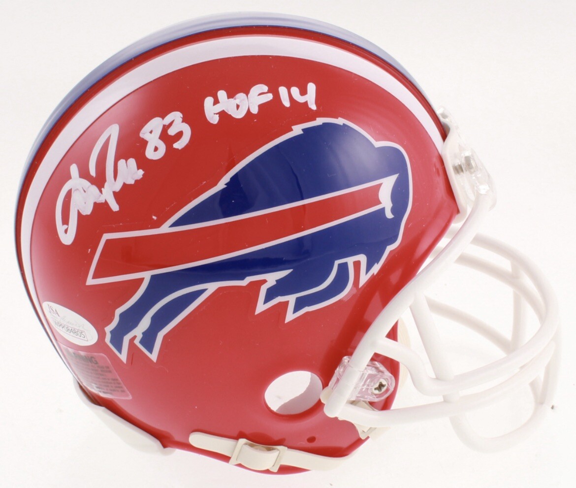 Andre Reed Autographed Signed Buffalo Bills 83 Mini Helmet Inscribed "HOF 14" (JSA COA) 