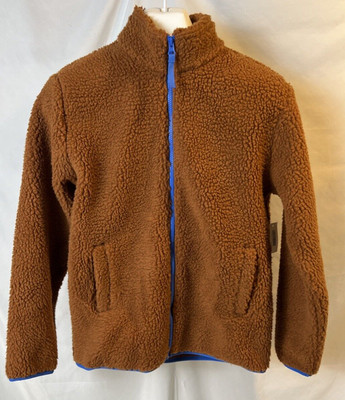 Amazon Essentials Polar Fleece Lined Sherpa Full-Zip Jacket Youth XXL Age 14-16