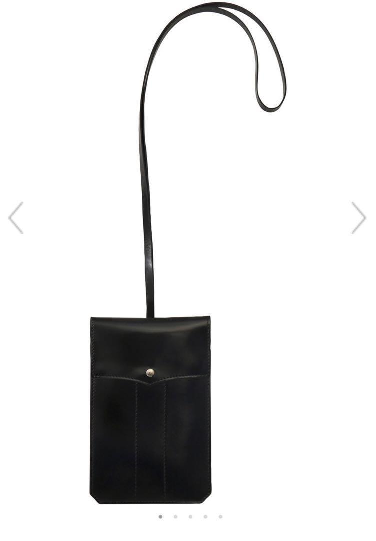 Mm6 Maison Margela Curved Leather Smartphone Pouch Women Bag Original LTD collec