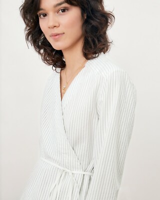 Chemise Cache-cœur Comptoir Des Cotonniers - Taille 38, Couleur Blanc, Neuve Avec étiquettes D'origine
