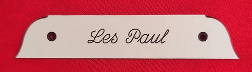 Gibson SG Guitar Tenon Cover Plate - Les Paul - 2 ply White/Black