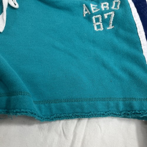 3pc Lot Shorts Aeropostale Sweats M,Leyla 4P,Bebop 7 Rayon Spandex Green Blue M - Picture 8 of 18