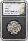 1983-D Washington Quarter NGC MS66 - Original Bag Series - A327