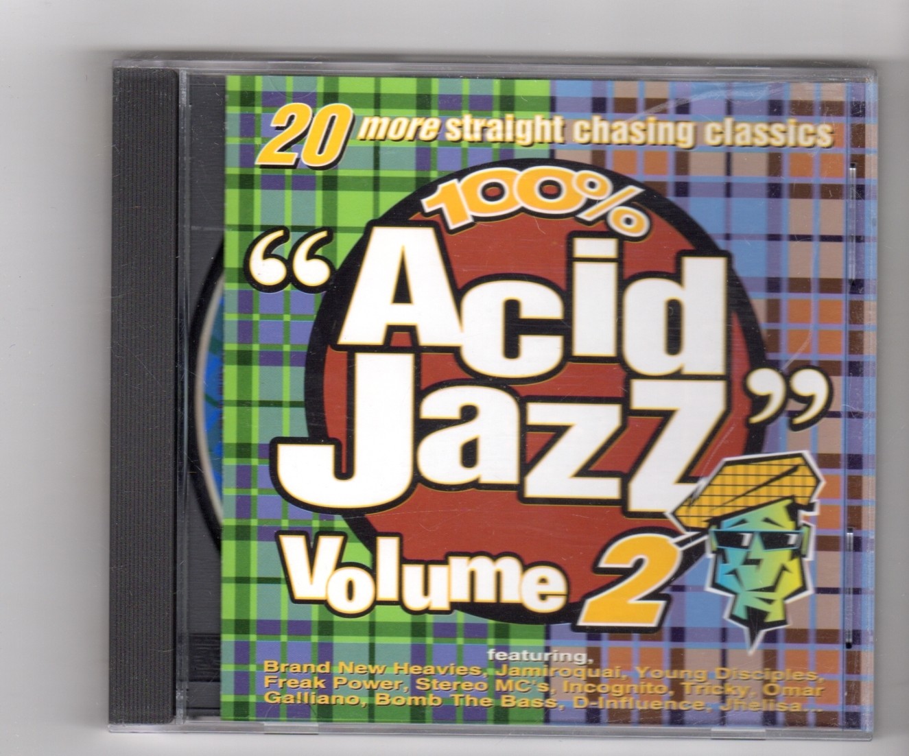(IN443) 100% Acid Jazz Vol 2, 20 tracks various artists - 1995 CD