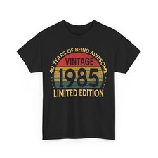 Vintage 1985 Limited Edition 40-Year-Old Gifts 40th Birthday T-Shirt